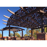 Panel Decorativo Metal Celosia Jardin Sombra Divisiones Sold