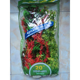 Planta Artificial Acuario 6pzs 45cm Agua Dulce/salada Envio