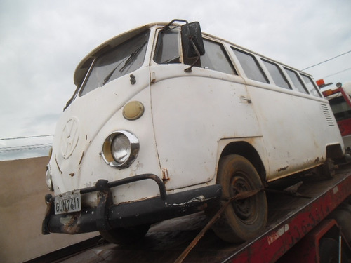 KOMBI VW VAN CORUJINHA 1975 FUNCIONANDO P/ RESTAURAR BARATO