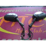 Espejos Zanella Zb 110 C/luz  En Mtc Motos