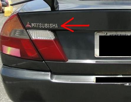 Emblema Mitsubishi Cromado  Foto 4