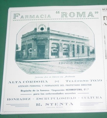 Cordoba Clipping Farmacia Roma R, Stenta