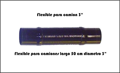 Flexible Para Escape De Camión Diámetro 3 Pulgadas