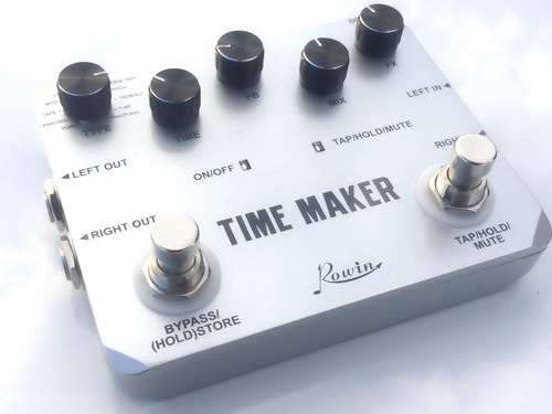 Rowin Pedal Time Maker Delay Guitarra Dl4 Bajo Flashback Dd3