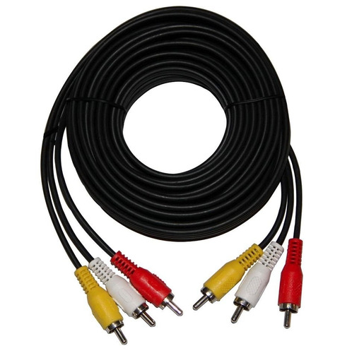 Cable Rca Macho A Macho Audio Y Video 10 Metros Xcase