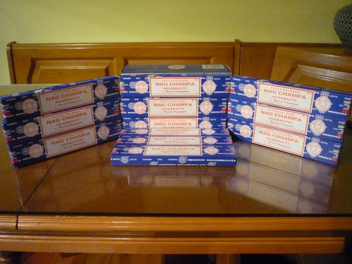 Sahumerios Nag Champa Sai Baba Importado Mayor 1 Pack = 12 C