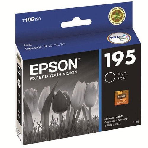 Tinta Epson 195 T195120-al Color Negro