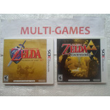 Zelda Ocarina + Zelda Link Between Worlds Para Nintendo 3ds.