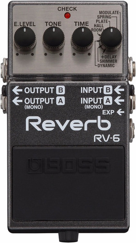 Boss Rv6 Pedal De Reverb C/ Shimmer Y Delay