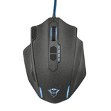 Mouse Gamer Trust  Caldor Gxt 155 Alambrico Negro