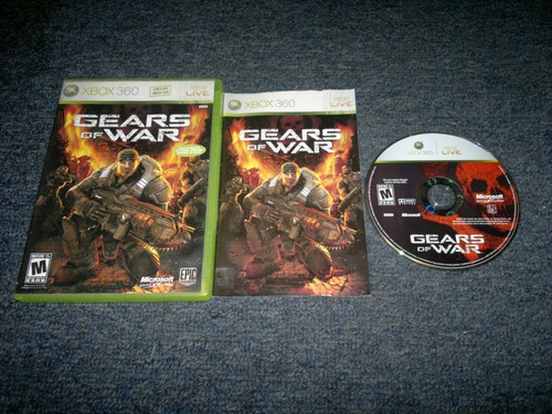 Gears Of War Completo Para Xbox 360,excelente Titulo,checalo