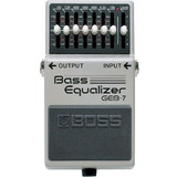 Pedal Boss Geb 7 Bass Equalizer 7 Bandas Para Contrabaixo