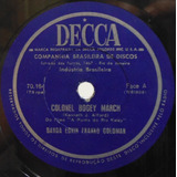 Disco Rotação 78 - Banda Edwin Franko Goldman - Colonel Boge
