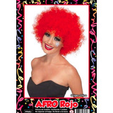 Peluca Afro Roja - Fiesta & Eventos En La Golosineria