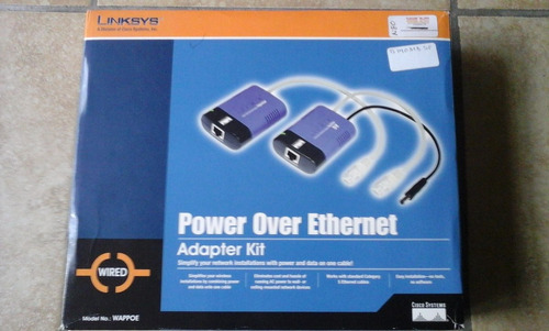 Adaptador Poe Alimentación Por Ethernet. Kit Caja Abierta