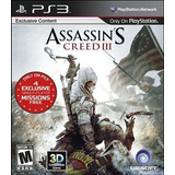 Jogo Assassin's Creed 3 Iii Ps3 Mídia Física Leg Português