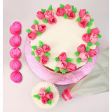 Bicos 5 Russos Kit Completo Para Decorar Cupcake-bolos-torta