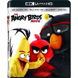 4k Ultra Hd + Blu-ray The Angry Birds Movie / 3d + 2d + 4k