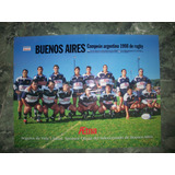 Rugby - Poster  Tucuman - Campeon 1993 Y Bs.as. Campeon 1998