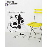 Adesivo Parede Cachorro Pug Beagle Filhote Petshop Animais