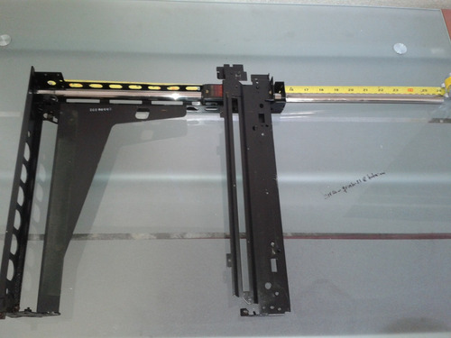 Guia Cnc 16mm De Espesor X 66cm Long. Rodamientos Estructura