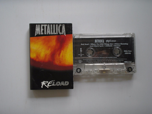 Metallica Re Load Casete Primera Edicion Printed Usa 1997