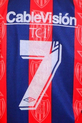 Estampado Numero San Lorenzo Umbro 1997 1998 Oficial Felpa