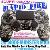 Controle Ps4 Estilo Scuf Com Mod Rapid Fire