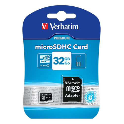 Memoria Micro Sd Verbatim 32 Gb. Clase 10