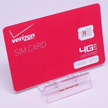 Tarjeta Sim De Verizon Nano (4ff) Para El iPhone 5 5c 5s 6 6