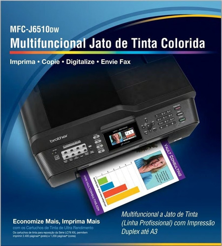 Multifuncional A3 Brother J6510 Dw