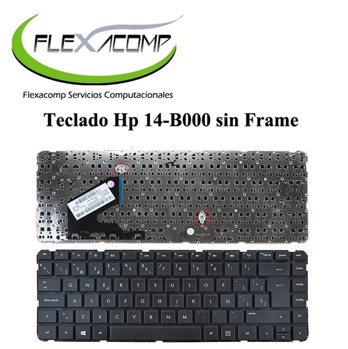 Teclado Hp 14-b000 Sin Frame