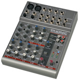 Mixer Phonic Am-105fx 10 Entradas 2 Canon Xlr Cuo