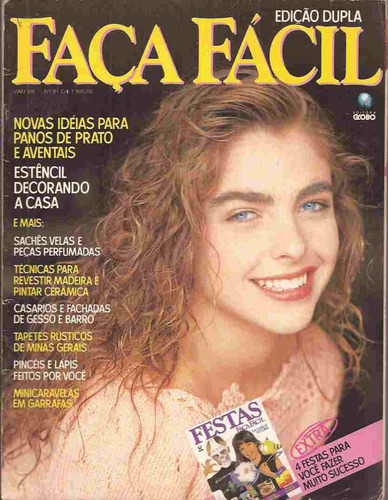 Faça Fácil Ano  Nº 81 Com Moldes