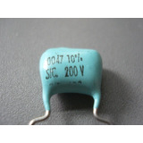 0.0047 X 200 Volt Capacitor Poliester Mallory Lote De 100
