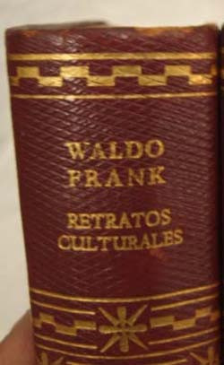 Waldo Frank Retratos Culturales Aguilar G8