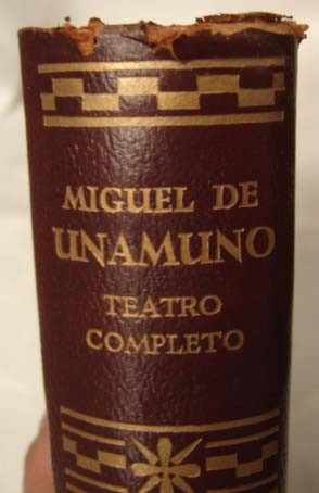 Miguel De Unamuno Teatro Completo Aguilar G8