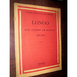 Seis Estudos Em Oitavas Para Piano Alessandro  Longo Op 48
