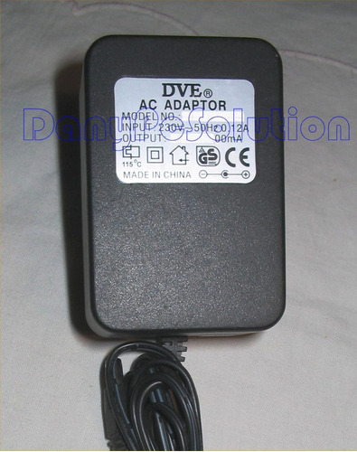 Fuente Dve Dv-1280-3up Salida: 12v. 1000ma.