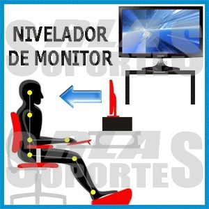 Tarima Pedestal Elevador Monitor Pc Base 35x25x15 Cms Tv Led