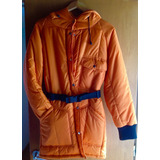 Campera Parka Amisu Importada Naranja Ideal Nieve Nautica