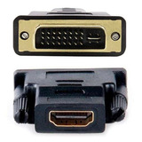 Adaptador Dvi Macho P/ Hdmi Fêmea 24+5 Bidirecional Full Hd