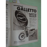 Publicidad Moto Guzzi Galletto 192