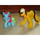 Mini Poney E Pluto Da Disney Miniatura Antigo