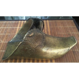 Estribo Antiguo En Bronce Tipo Zapato