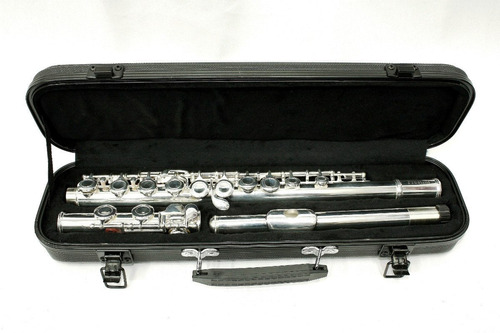 Flauta Traversa Knight 16 Llaves C Silver Estuche Jbfl-6248s