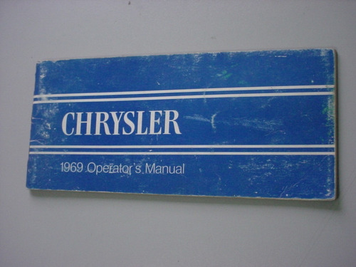 Manual Chrysler 1969 69 New Yorker 300 Mopar Original
