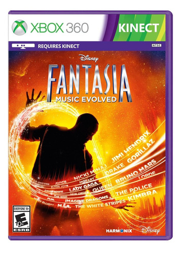 Jogo Novo Disney Fantasia Music Evolved Para Xbox 360 Kinect
