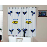 Cortina Infantil Batman Personalizada 2,20 X 1,40