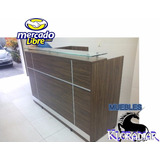 Mueble De Recepcion Britanica Recta De 1.80 X 1.20 Lateral